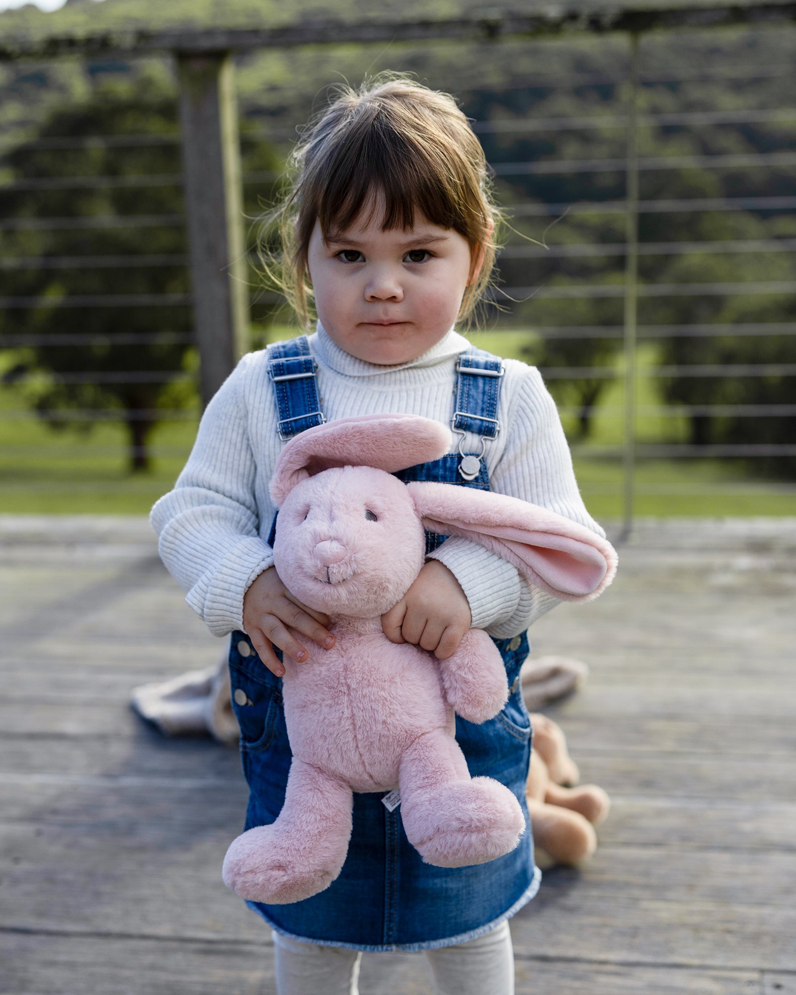 Little Linen Plush Baby Toy & Blanket Harvest Bunny Lifestyle 1