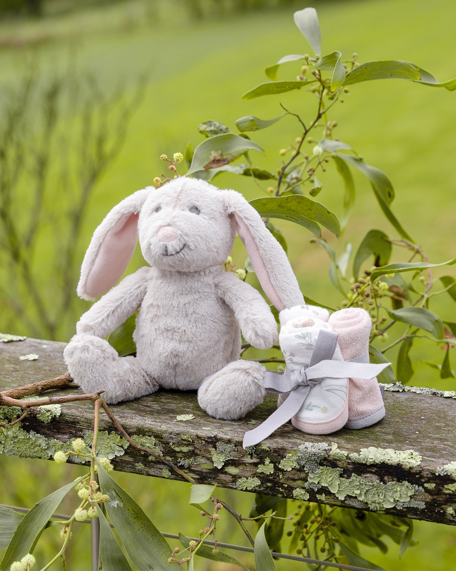 Little Linen Plush Toy Washers Harvest Bunny Lifestyle 1