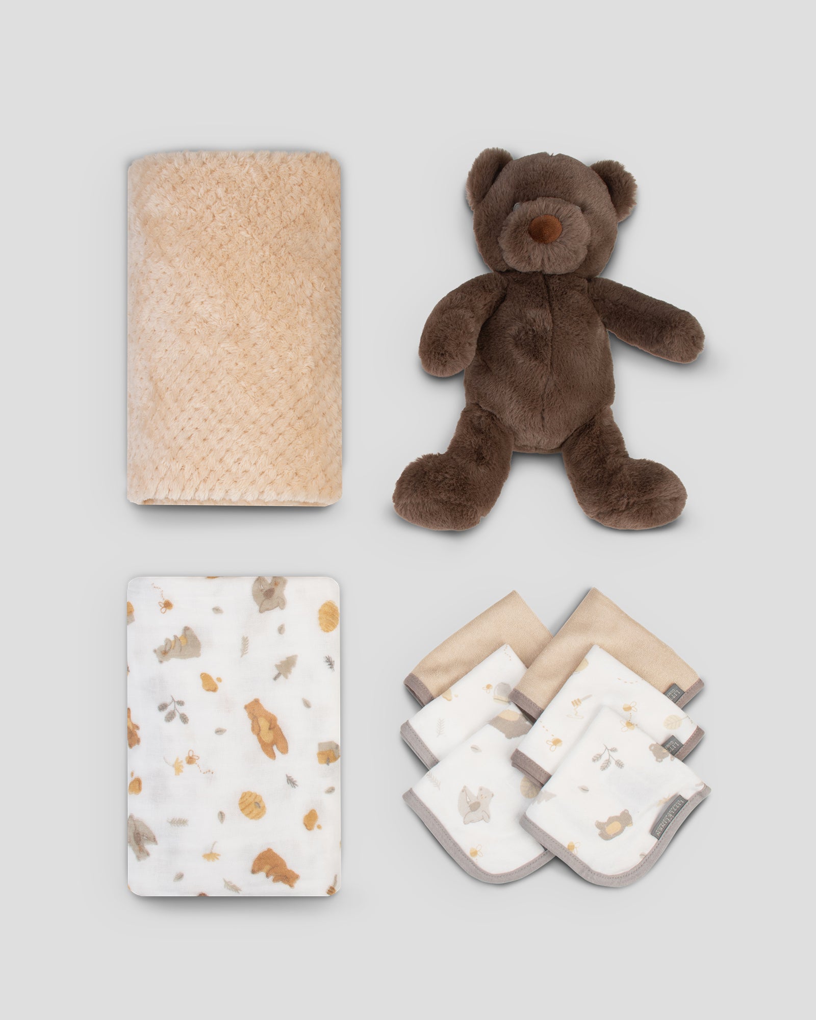 Little Linen Boxed Gift Set Nectar Bear Product