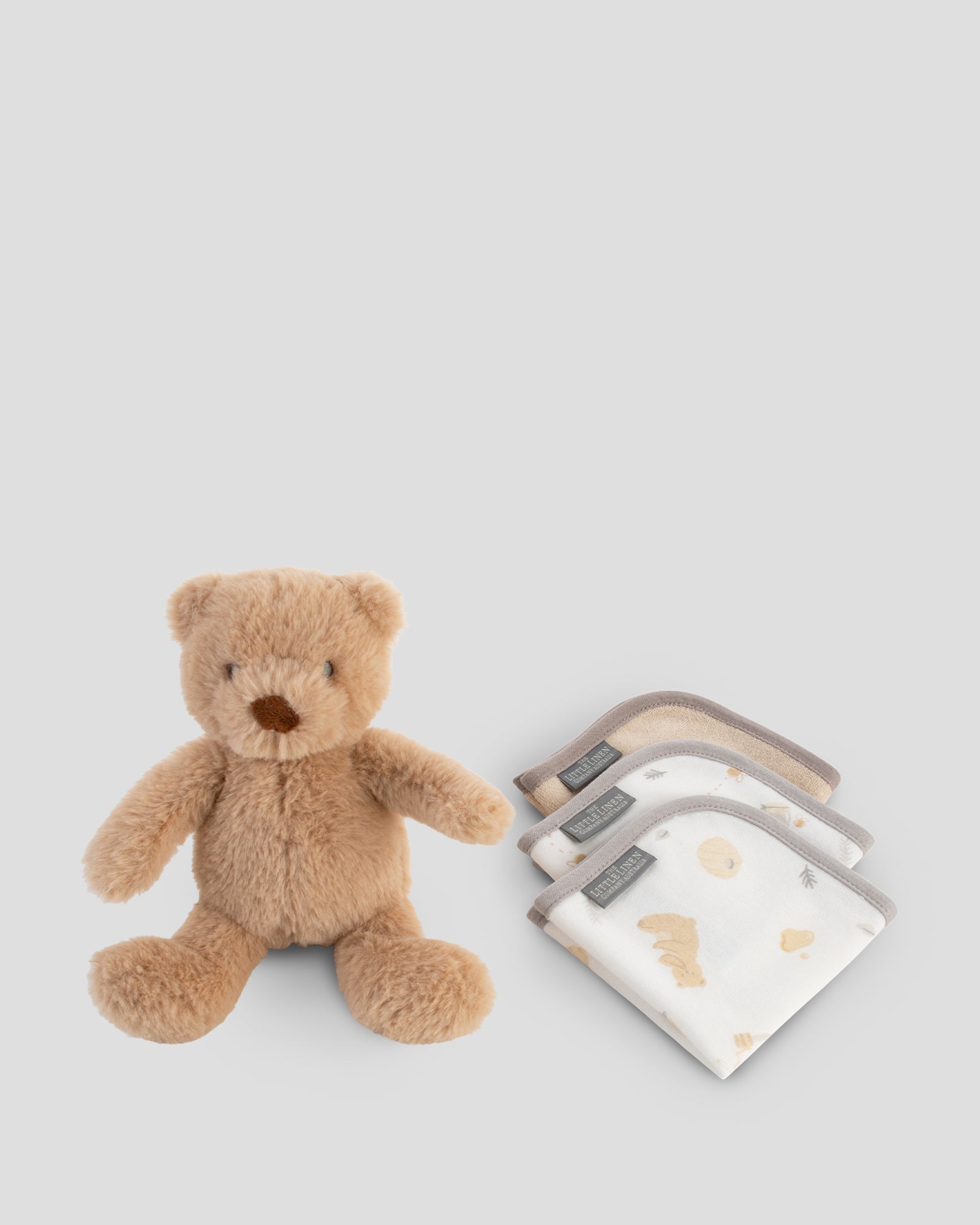 Little Linen Plush Toy Washers Nectar Bear Product 2