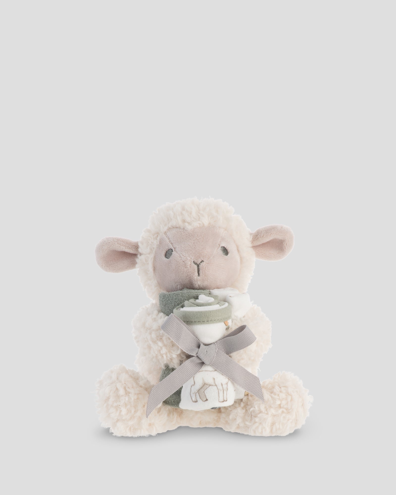 Little Linen Plush Toy Washers Farmyard Lamb Product 1