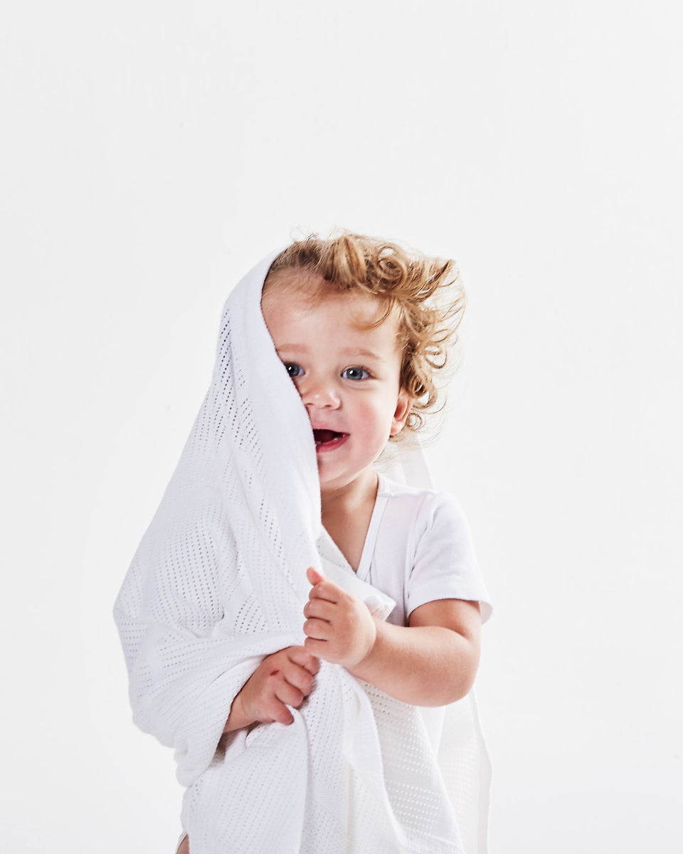 Little Bamboo Cellular Baby Blanket Cot