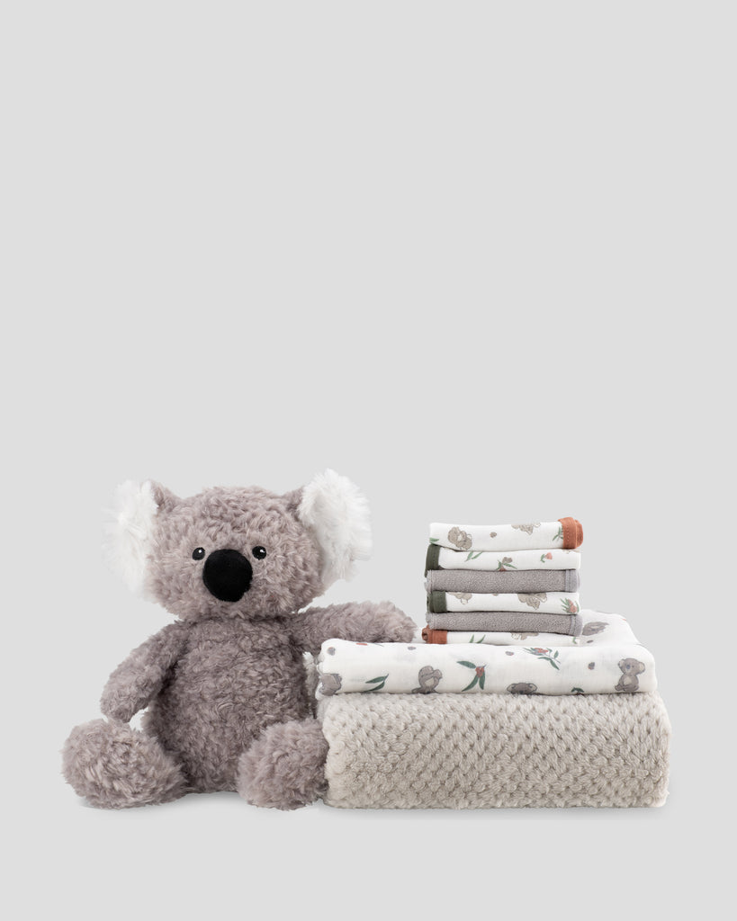 Little Linen Boxed Baby Gift Set - Outback Koala