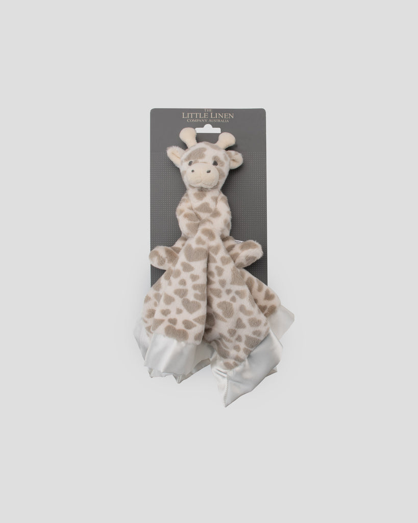 Little Linen Baby Security Blankie - Savanna Giraffe
