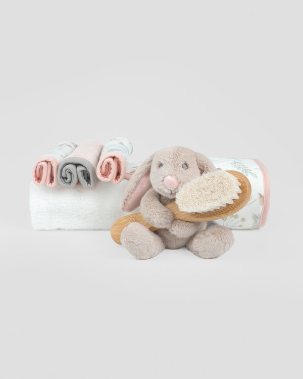 Little Linen Bath Baby Gift Set - Harvest Bunny