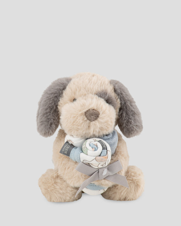 TLLC Soft Baby Plush Toy & Face Washers - Barklife Patch