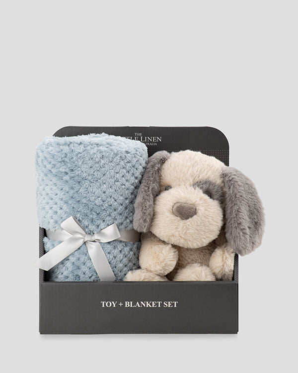 Little Linen Soft Plush Toy & Blanket - Barklife Patch