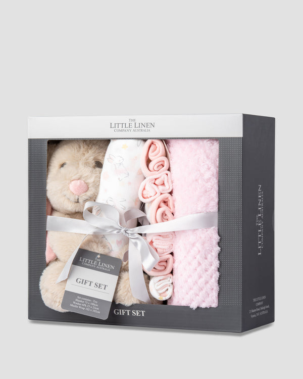 Little Linen Boxed Gift Set - Ballerina Bunny