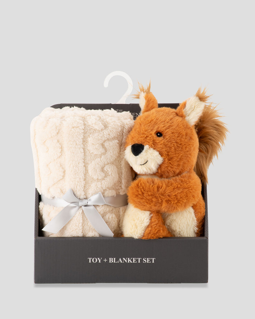TLLC Baby Plush Toy & Blanket - Bushland Squirrel