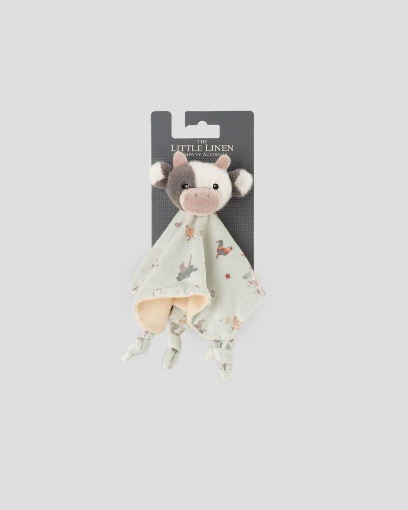 TLLC Baby Lovie/Comforter - Farmyard Cow