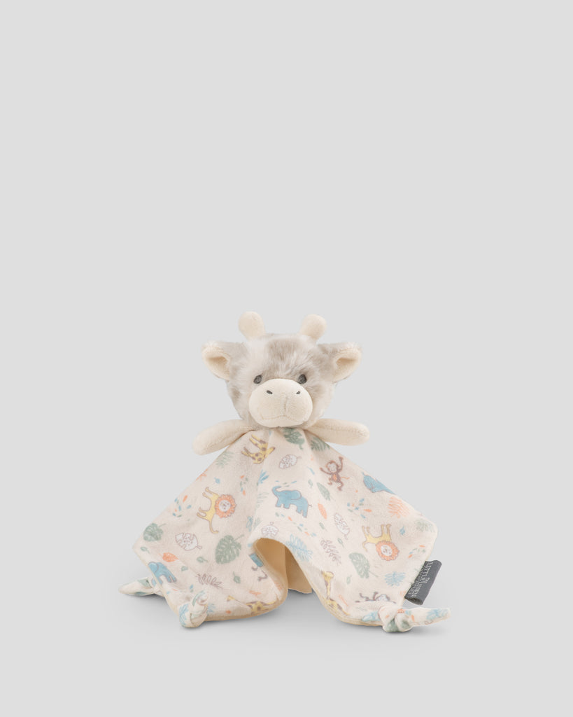 Little Linen Baby Comforter / Security Blanket - Savanna Giraffe