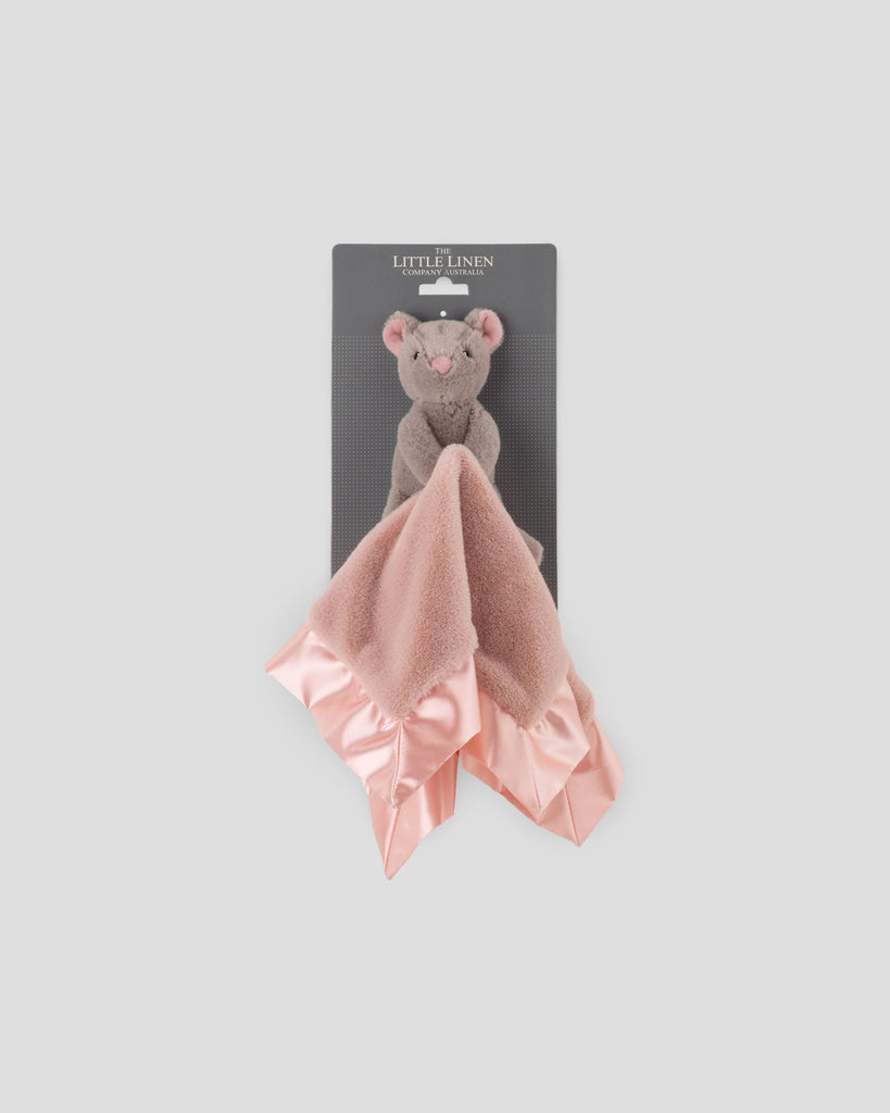 Little Linen Baby Security Blankie - Harvest Possum