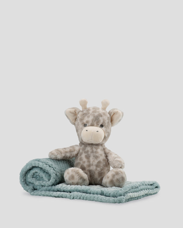 TLLC Baby Plush Toy & Blanket - Savanna Giraffe