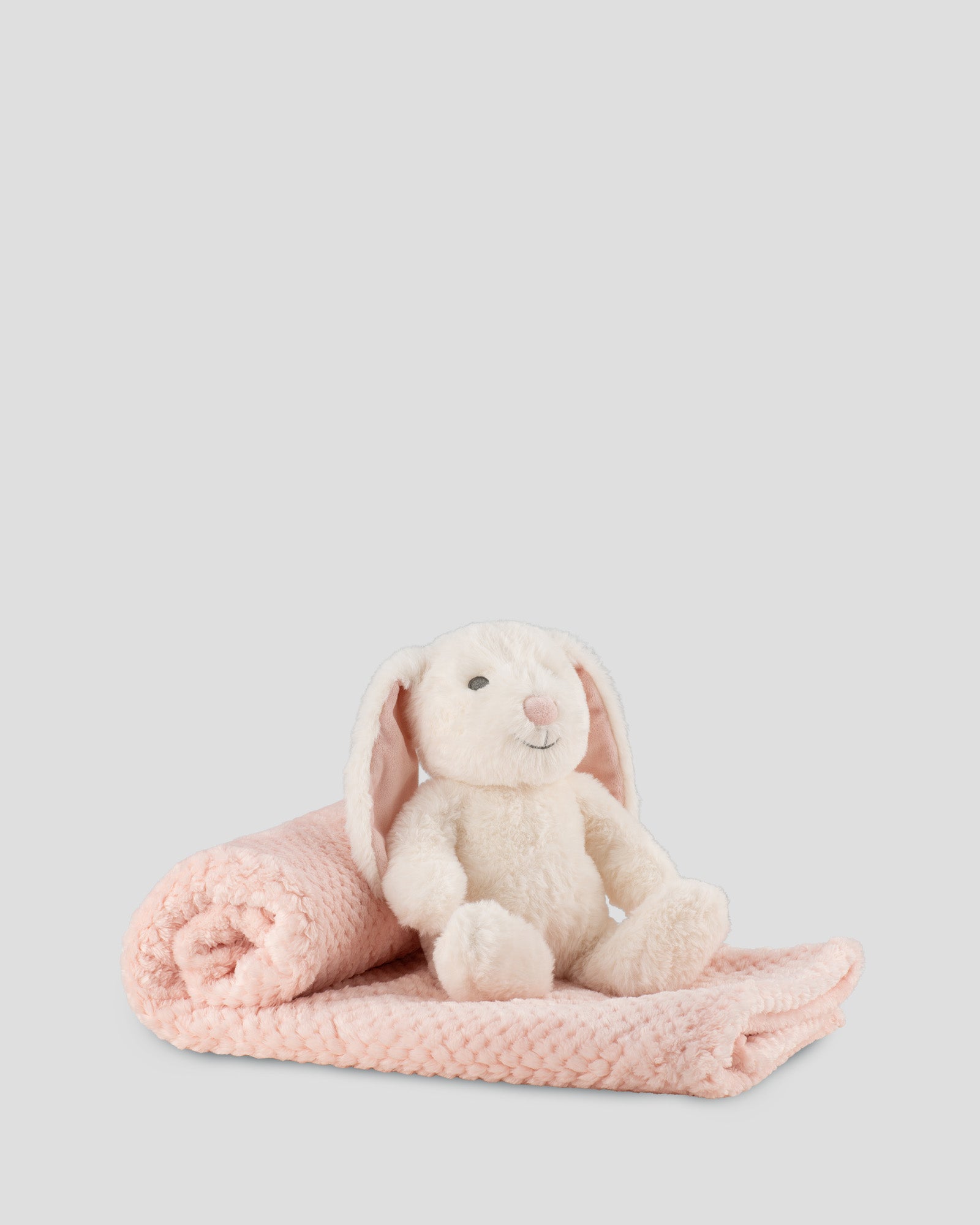 TLLC Baby Plush Toy & Blanket - Snow Bunny