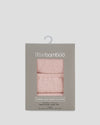 Little Bamboo Towelling Washer 3Pk Dusty Rose Front Pack