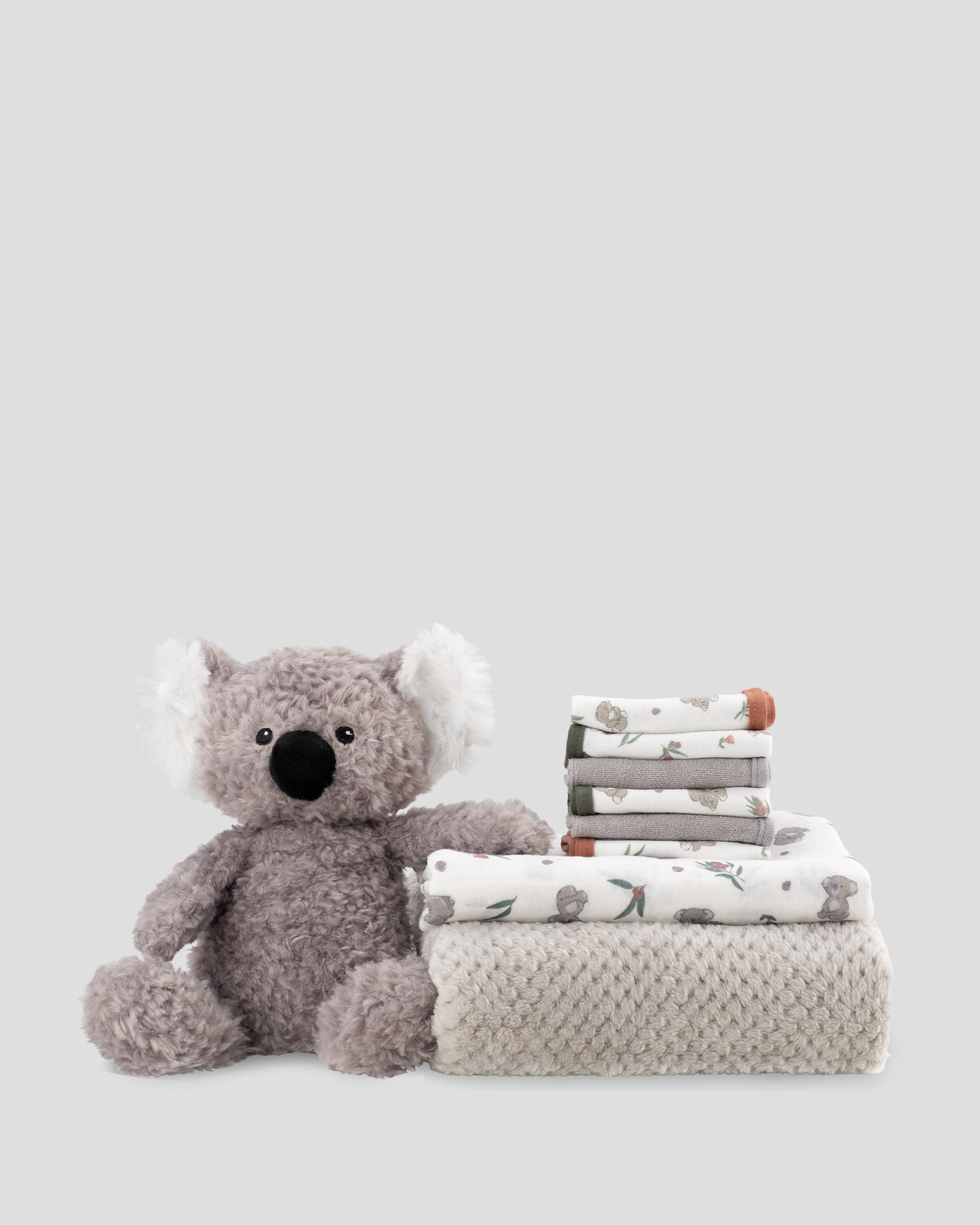 Little Linen Boxed Gift Set Outback Koala Side Lifestyle 1