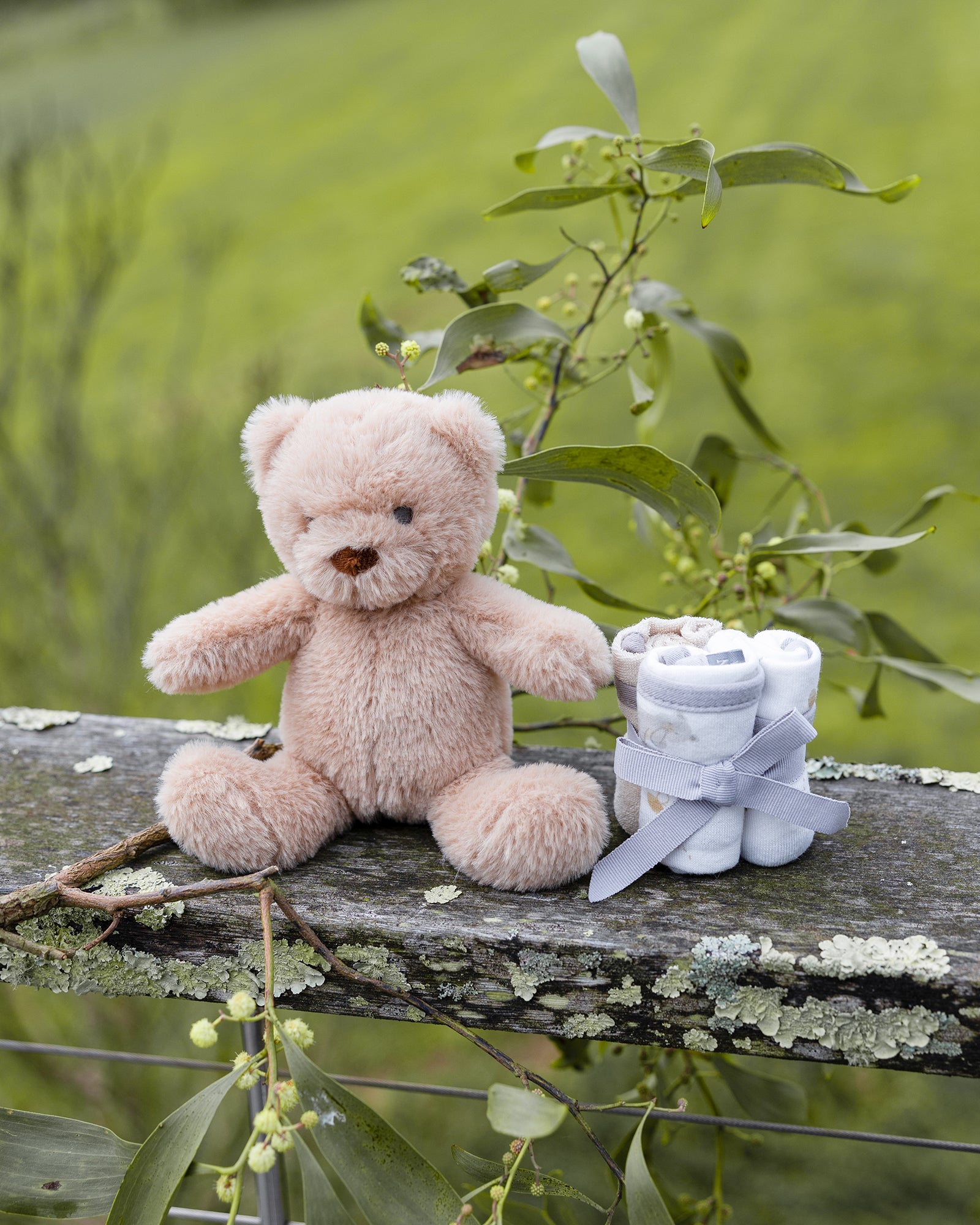 Little Linen Plush Toy Washers Nectar Bear Lifestyle 1