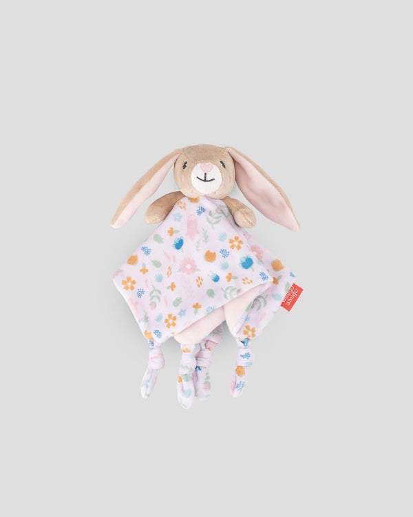 Weegoamigo Baby Comforter / Security Blanket - Frankie the Bunny (Flower Forest)