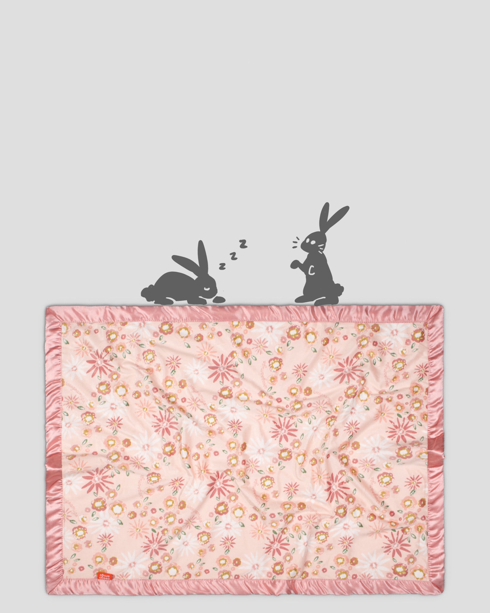 Weegoamigo Sherpa + Mink Baby Blanket - Anne Hopaway Bunny