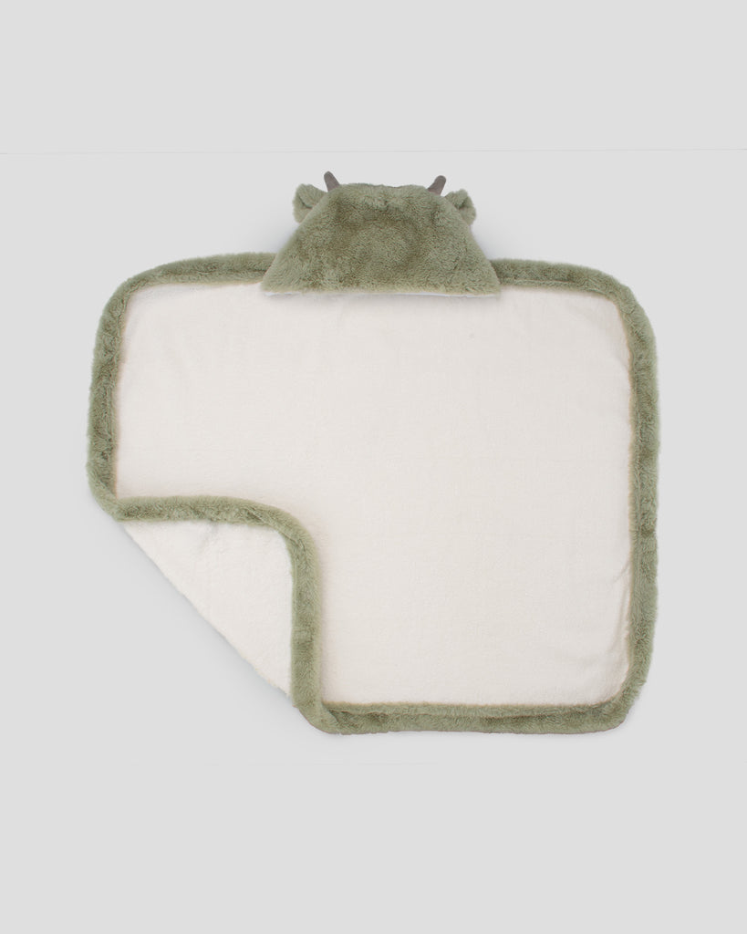 Weegoamigo Plush Baby Hooded Towel - Roar-y McIlroy Dinosaur
