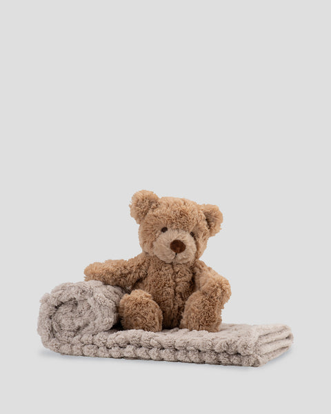 Little Linen Soft Plush Toy & Blanket - Willow Bear