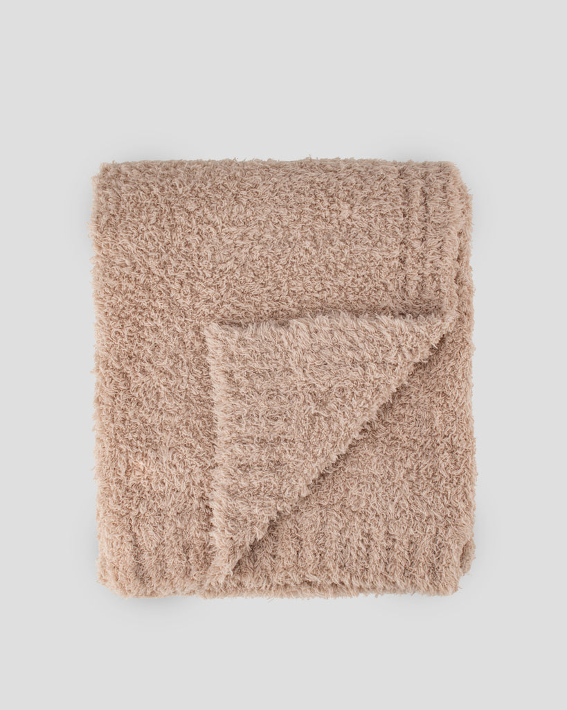 Little Bamboo Marshmallow Soft Pique Blanket - Oat Milk
