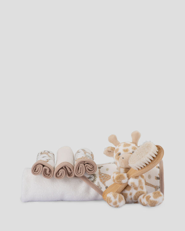 Weegoamigo Bath Gift Set - Stevie Necks Giraffe