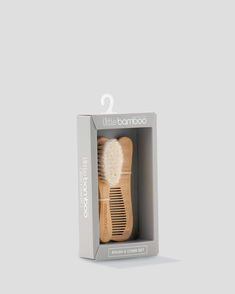 summer infant brush and comb Little Bamboo Baby Brush and Comb Set – Little Linen Created