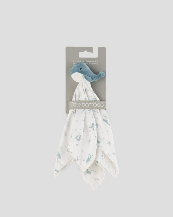 Little Bamboo Baby Comforter / Security Blanket - Wally the Whale