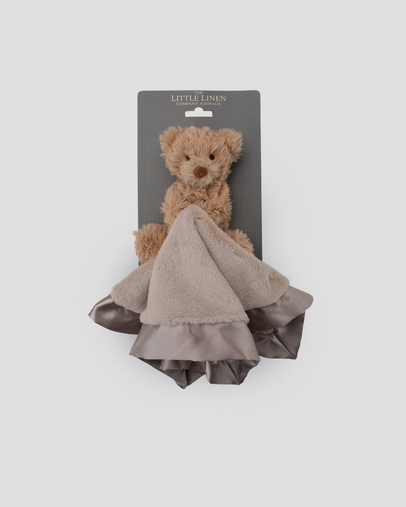 Little Linen Baby Security Blankie - Willow Bear