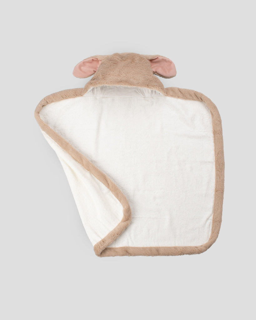 Little Linen Plush Baby Hooded Towel - Harvest Bunny