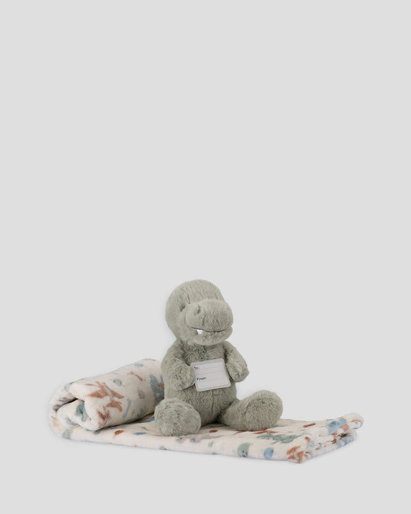 Weegoamigo Plush Toy + Blanket - Roar-y McIlroy T-Rex