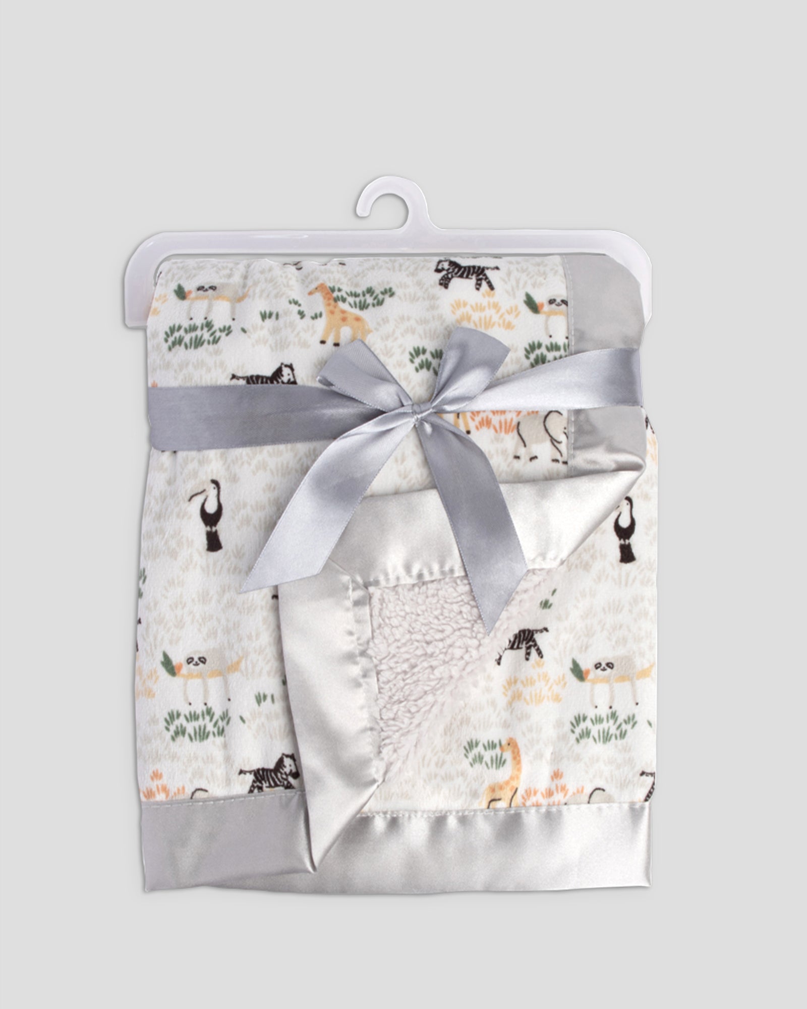 Weegoamigo Sherpa + Mink Baby Blanket Congo Caper Little Linen Created