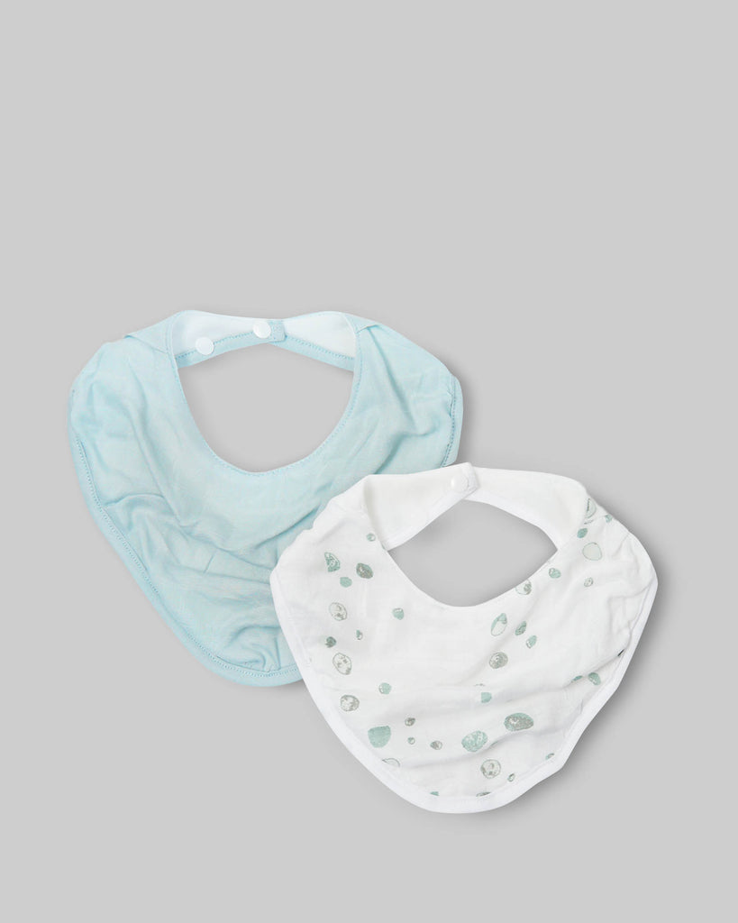 Little Bamboo Baby Muslin Bib 2 Pack Whisper Little Linen Created