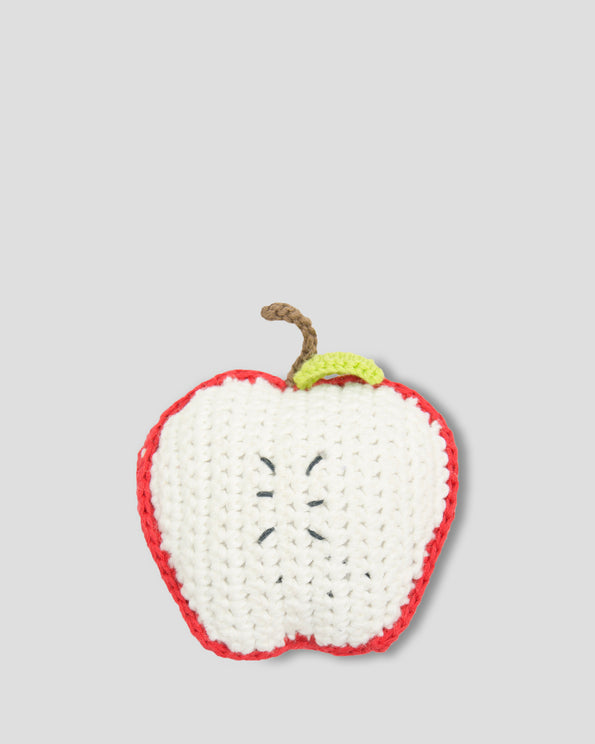 Weegoamigo Crochet Rattle Apple