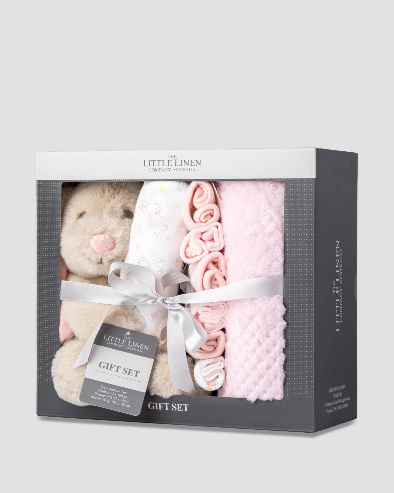 The Little Linen Company Boxed Baby Gift Set - Ballerina Bunny