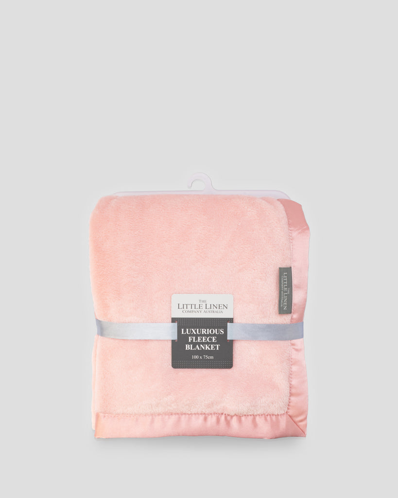 The Little Linen Company Luxurious Baby Blanket - Quartz Pink