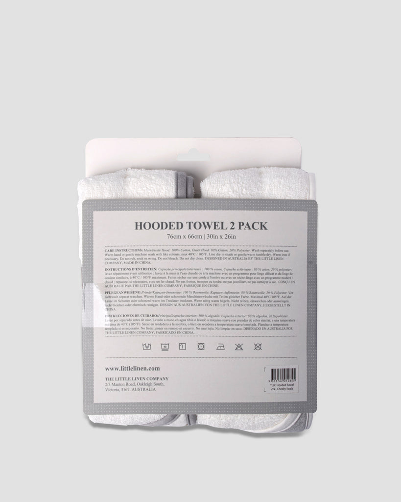 Koala baby hooded towels 3 cheap pack