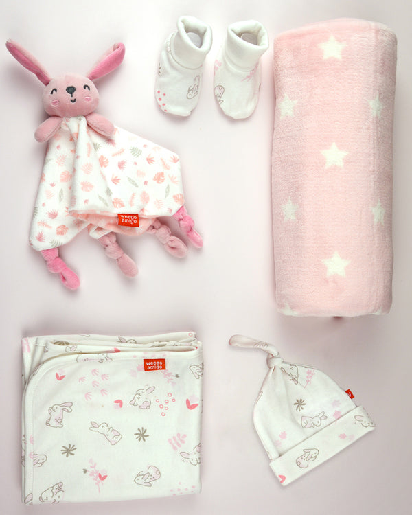 Weegoamigo Jersey + Fleece Gift Set Bonnie the Bunny