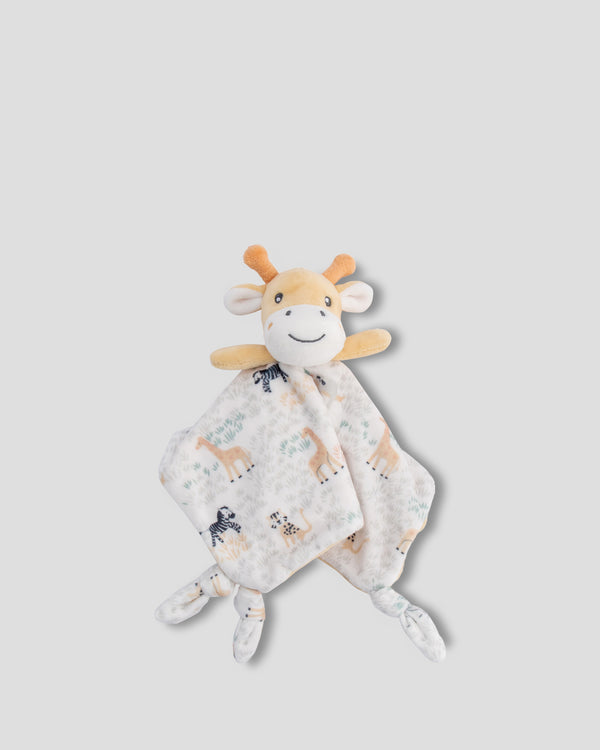 Baby Security Blanket / Lovie Comforter Toy - Congo Giraffe (Weegoamigo)