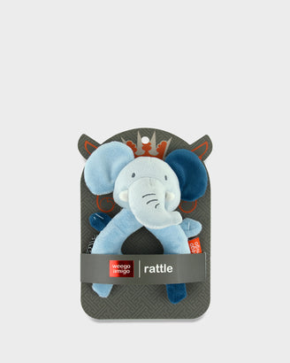 Weegoamigo Colourplay Plush Rattle Elephant