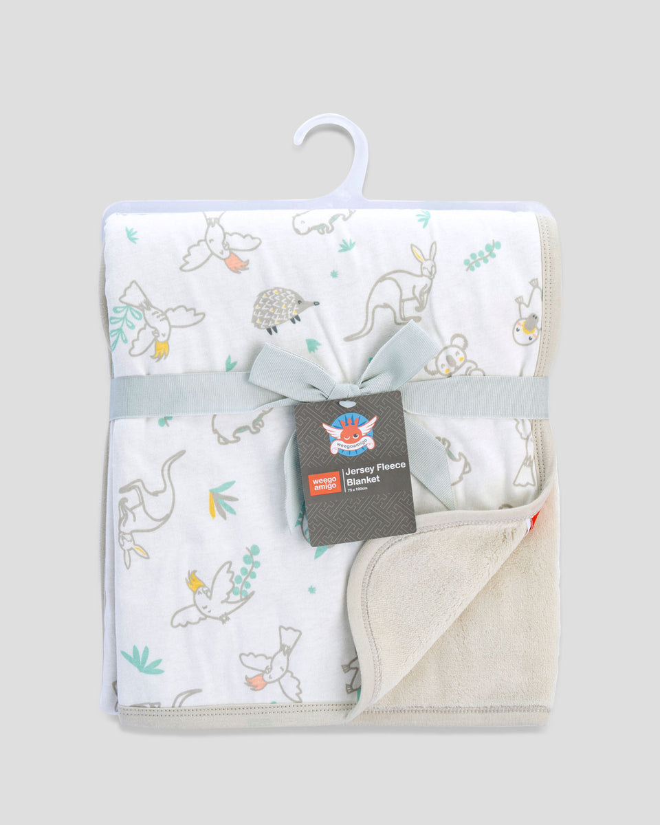 Weegoamigo Jersey Fleece Baby Blanket - Blinky – Little Linen Created