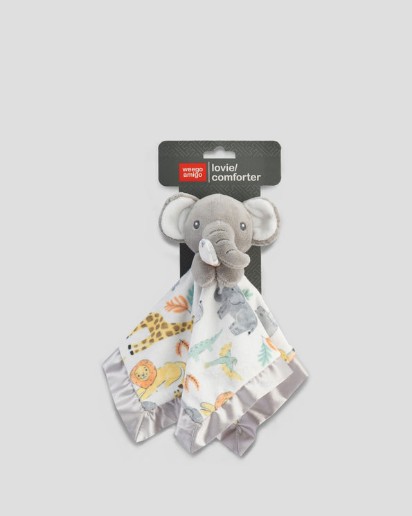 Weegoamigo Baby Comforter Toy / Security Blanket - Ernie Elephant
